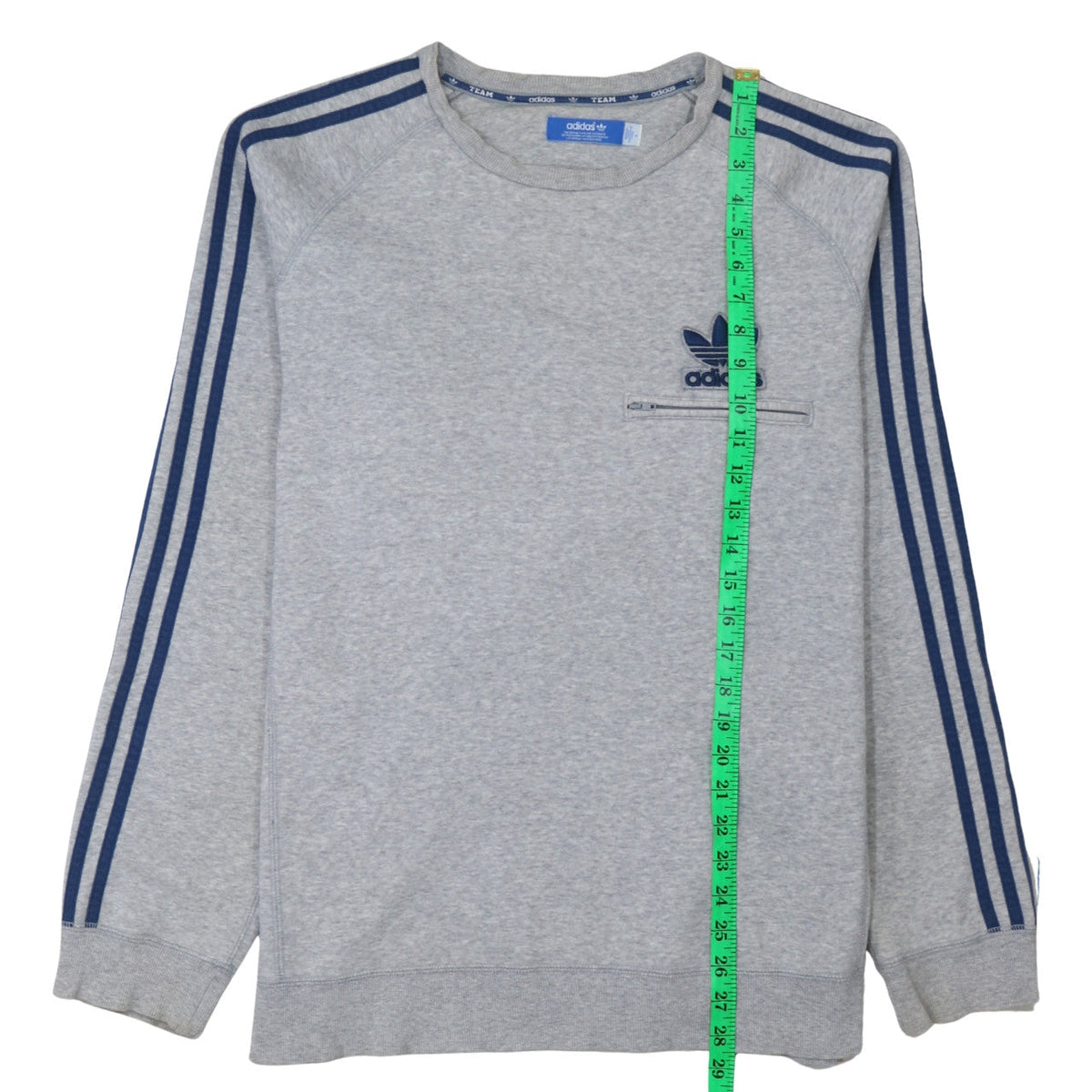 Mens UK Size L adidas Grey Pullover Sweatshirt