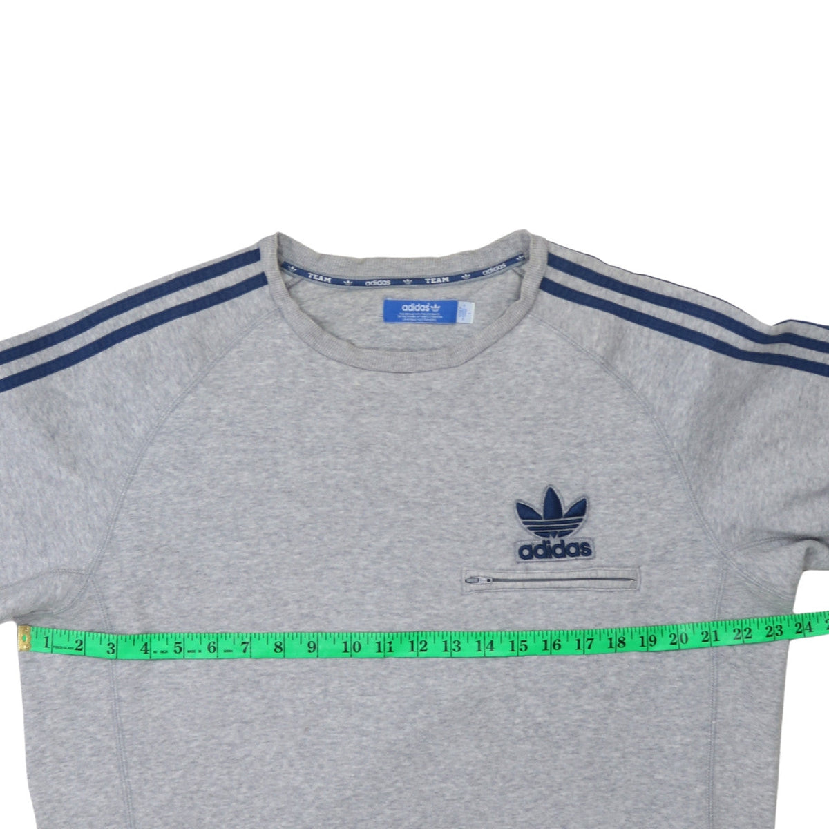 Mens UK Size L adidas Grey Pullover Sweatshirt