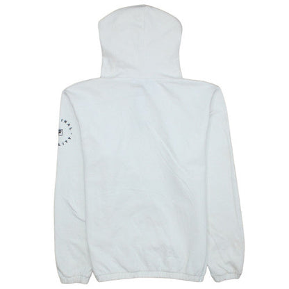 Mens UK Size M FILA White Pullover Hoodie
