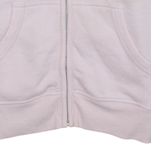 Womens UK Size S Diesel Pink Full Zip Hoodie
