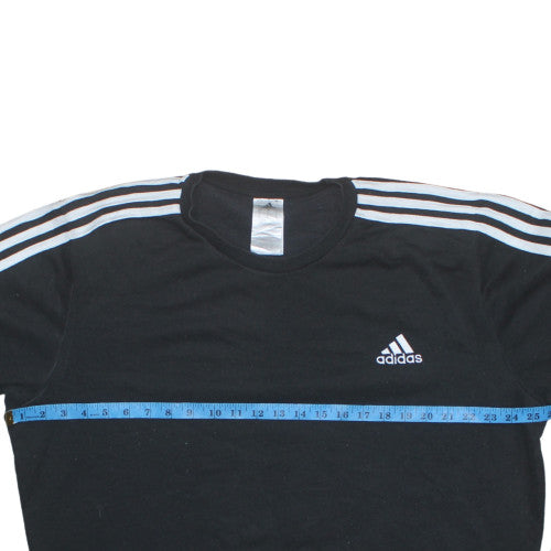 Adidas Men’s Black XL Long Sleeve Crew Neck Sports T-Shirt