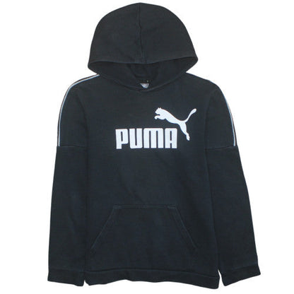 Teens UK Size 15-16Y PUMA Black Pullover Hoodie