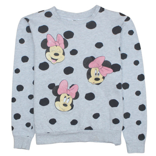 Teens UK Size 12-14 Disney Grey Pullover Sweatshirt