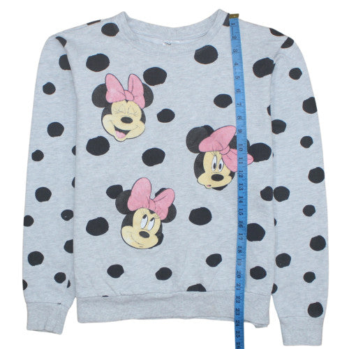 Teens UK Size 12-14 Disney Grey Pullover Sweatshirt