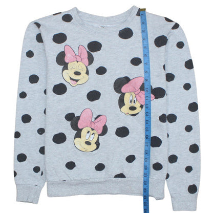 Teens UK Size 12-14 Disney Grey Pullover Sweatshirt