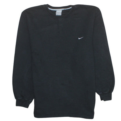 Mens UK Size M Nike Black Pullover Sweatshirt