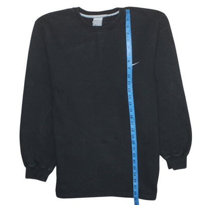 Mens UK Size M Nike Black Pullover Sweatshirt