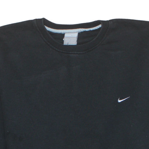 Mens UK Size M Nike Black Pullover Sweatshirt