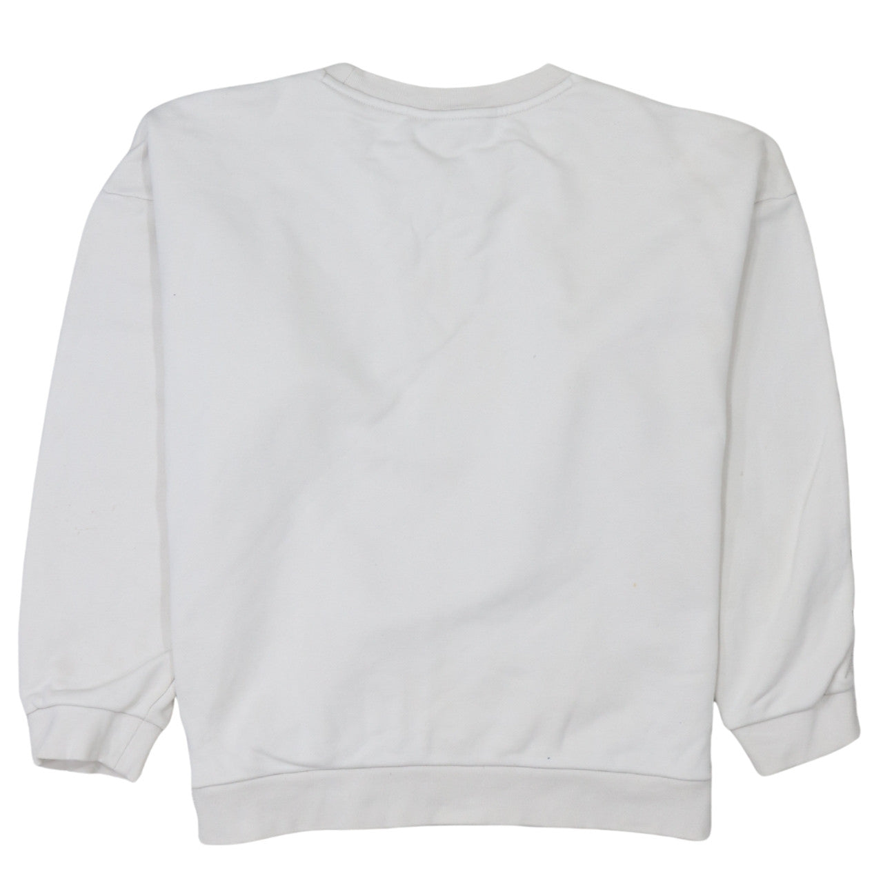 Womens UK Size 10 adidas White Pullover Sweatshirt