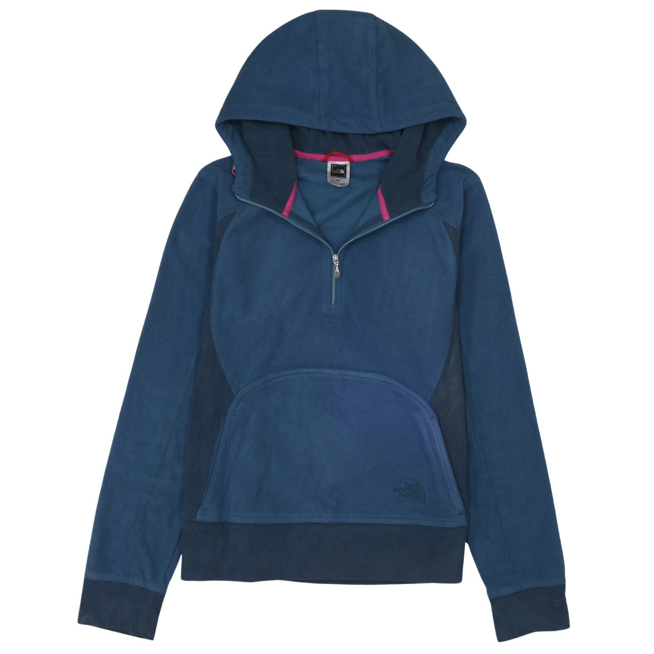 Womens UK Size M The North Face Blue Pullover Hoodie