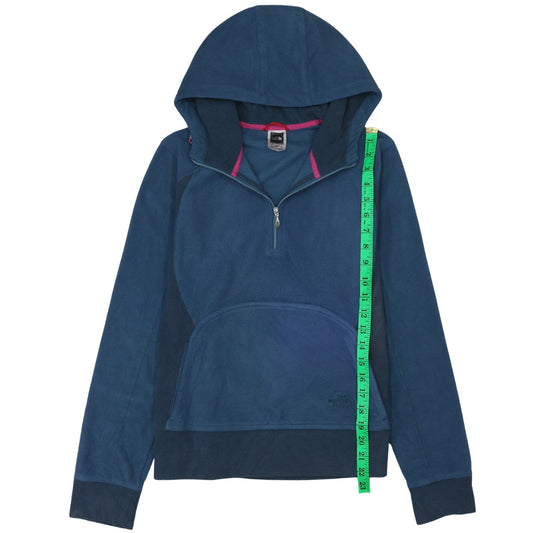 Womens UK Size M The North Face Blue Pullover Hoodie
