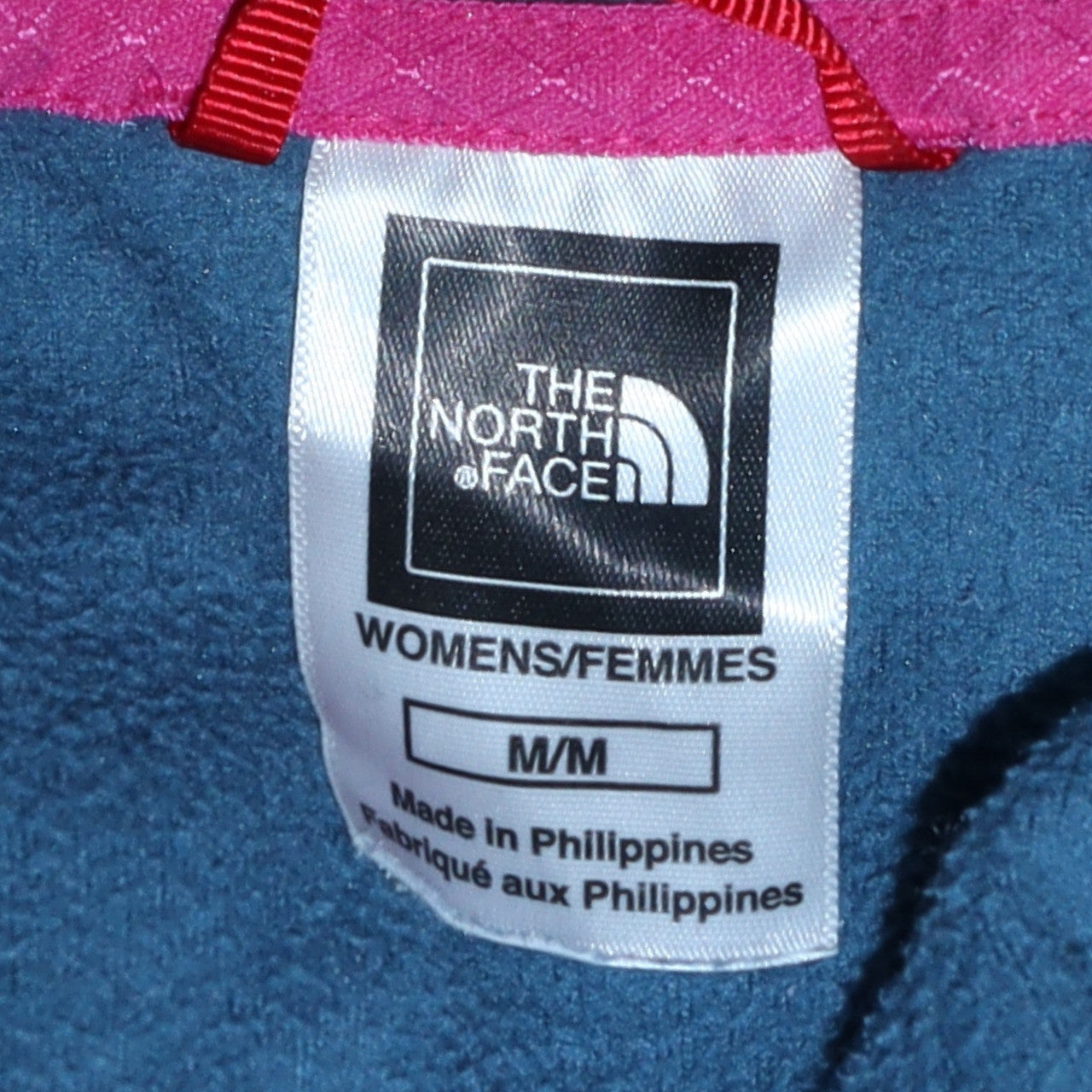Womens UK Size M The North Face Blue Pullover Hoodie