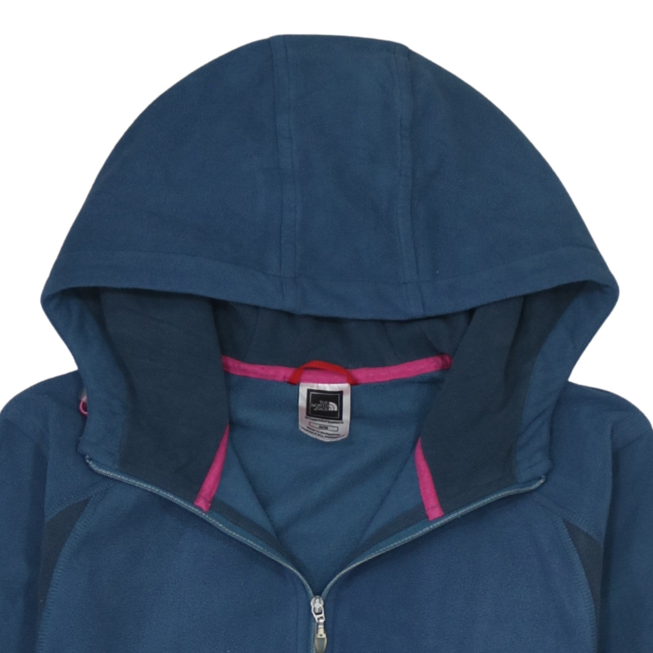 Womens UK Size M The North Face Blue Pullover Hoodie