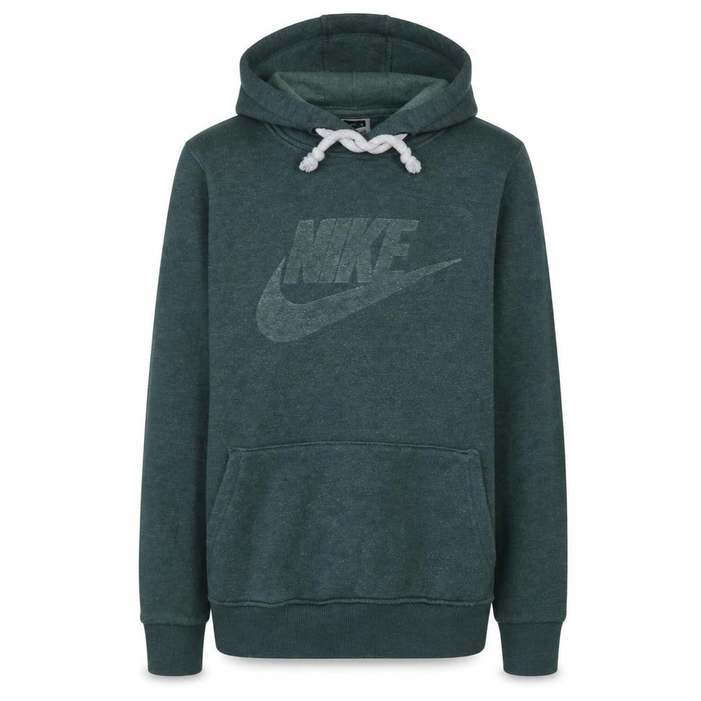 Mens UK Size M Nike Green Pullover Hoodie