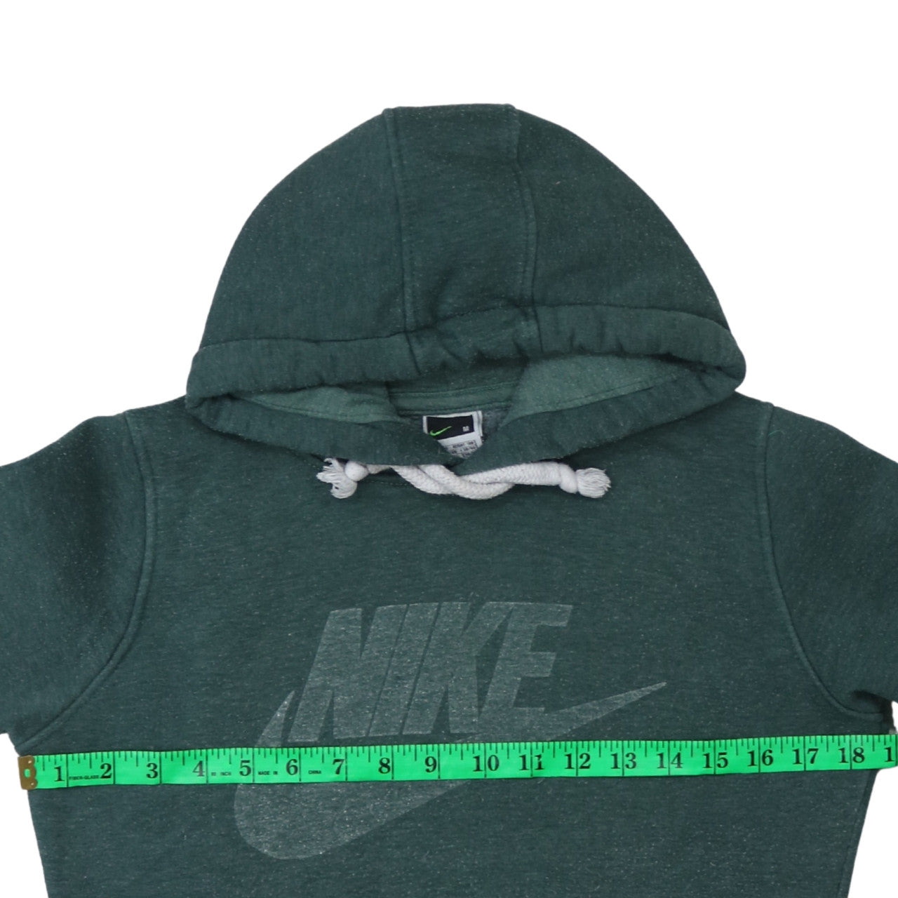 Mens UK Size M Nike Green Pullover Hoodie
