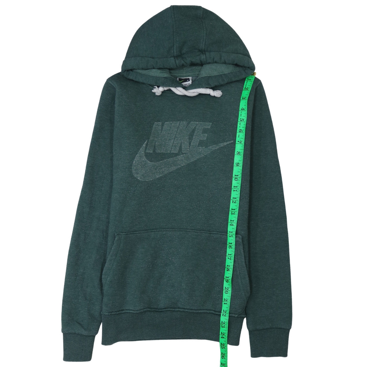 Mens UK Size M Nike Green Pullover Hoodie
