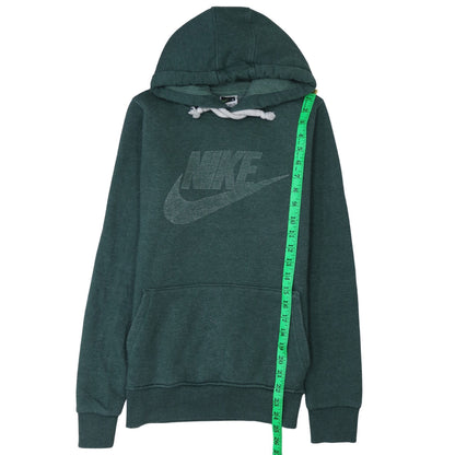 Mens UK Size M Nike Green Pullover Hoodie