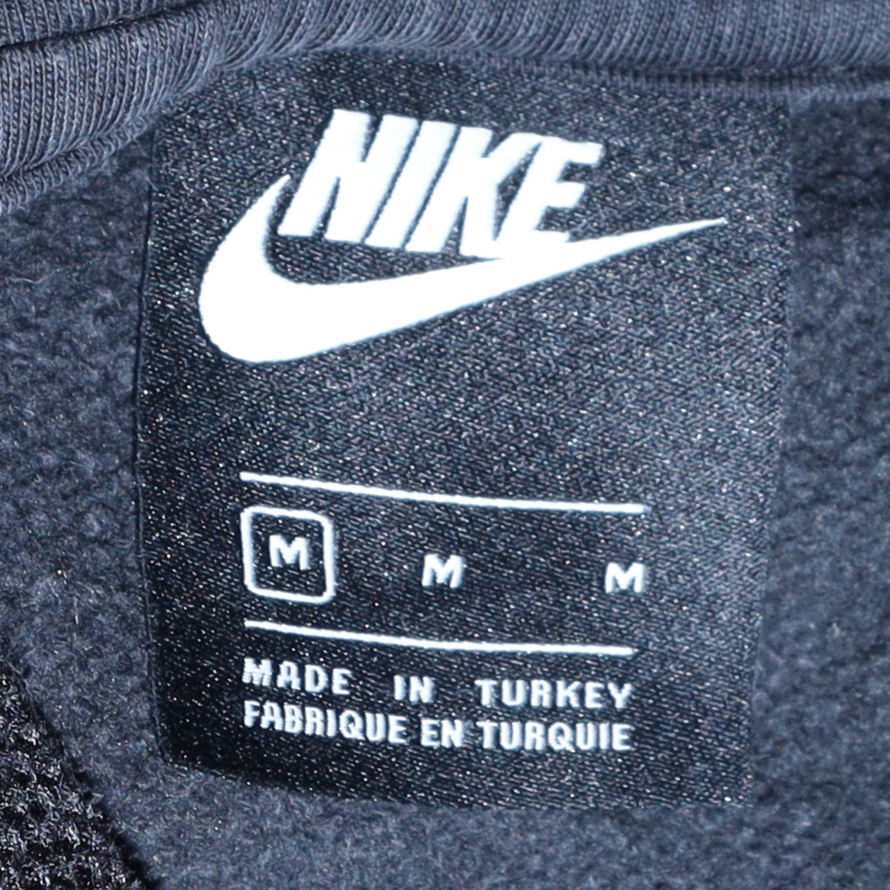 Mens UK Size M Nike Black Pullover Hoodie