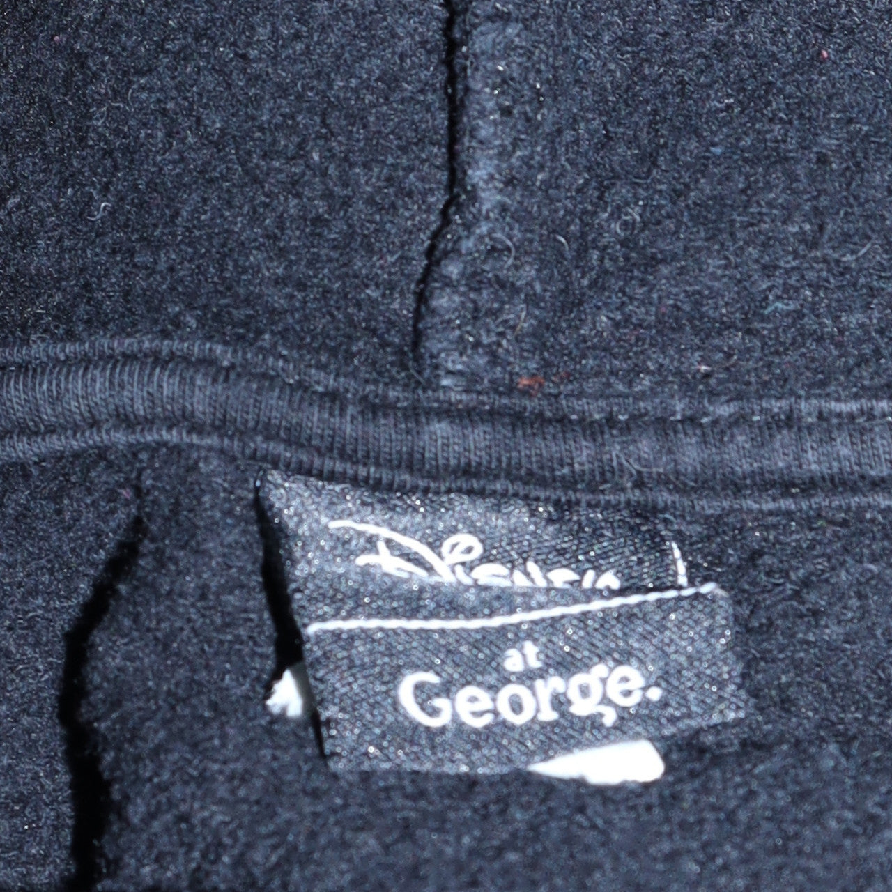 Womens UK Size M Disney at George Black Pullover Hoodie