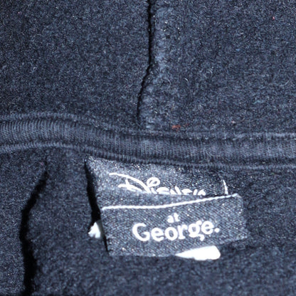 Womens UK Size M Disney at George Black Pullover Hoodie