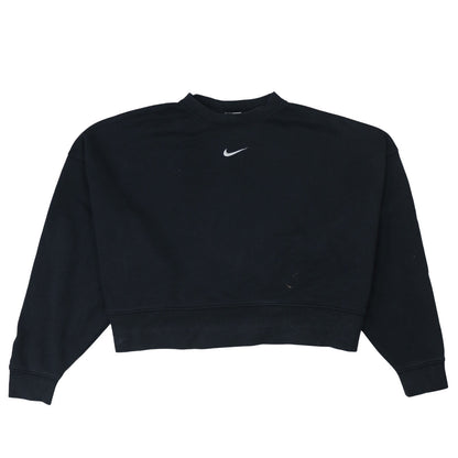 Mens UK Size M Nike Black Pullover Sweatshirt
