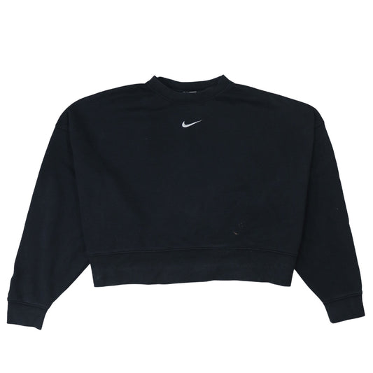 Mens UK Size M Nike Black Pullover Sweatshirt