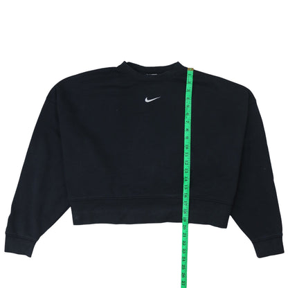 Mens UK Size M Nike Black Pullover Sweatshirt