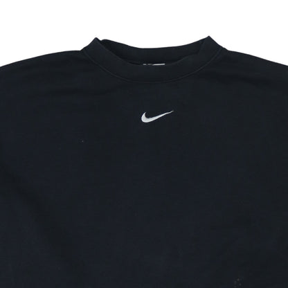 Mens UK Size M Nike Black Pullover Sweatshirt