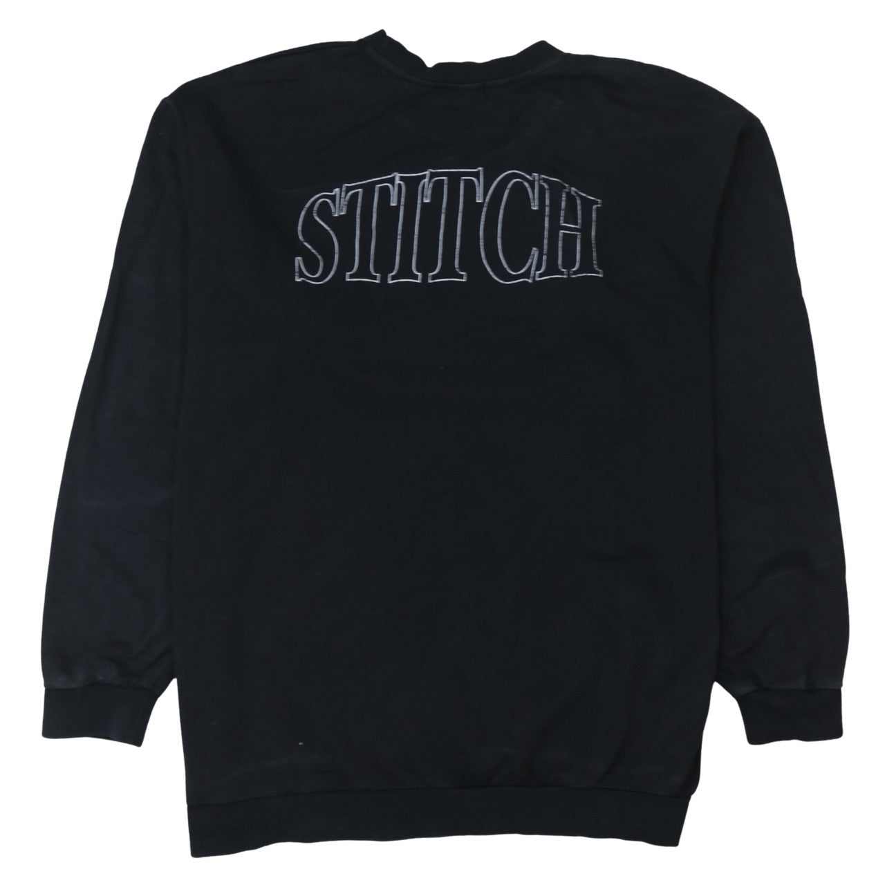 Unisex Adults UK Size L Bershka Black Pullover Sweatshirt