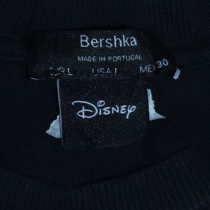Unisex Adults UK Size L Bershka Black Pullover Sweatshirt