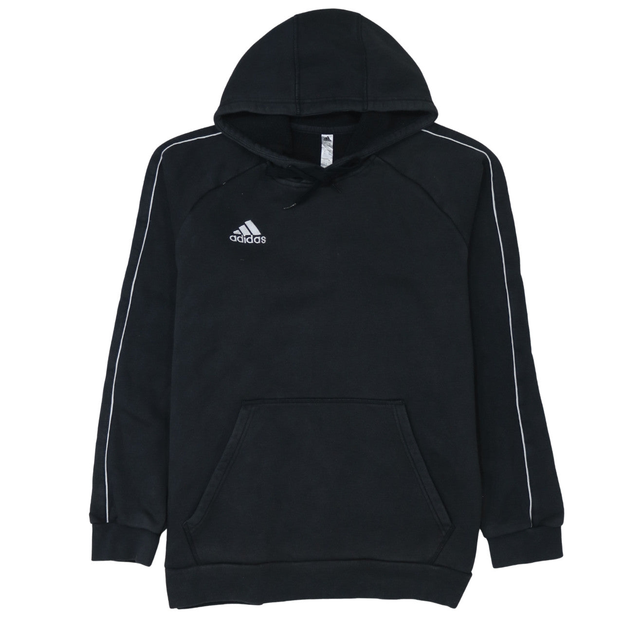 Mens UK Size L adidas Black Pullover Hoodie
