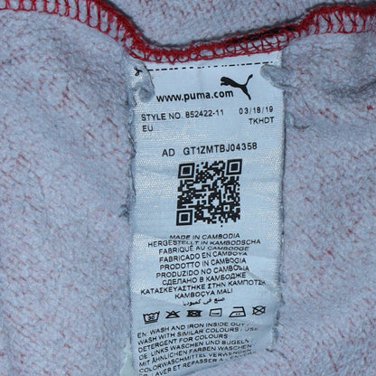Mens UK Size M PUMA Red Pullover Hoodie