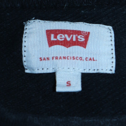 Mens UK Size S Levi's Black Pullover Sweatshirt