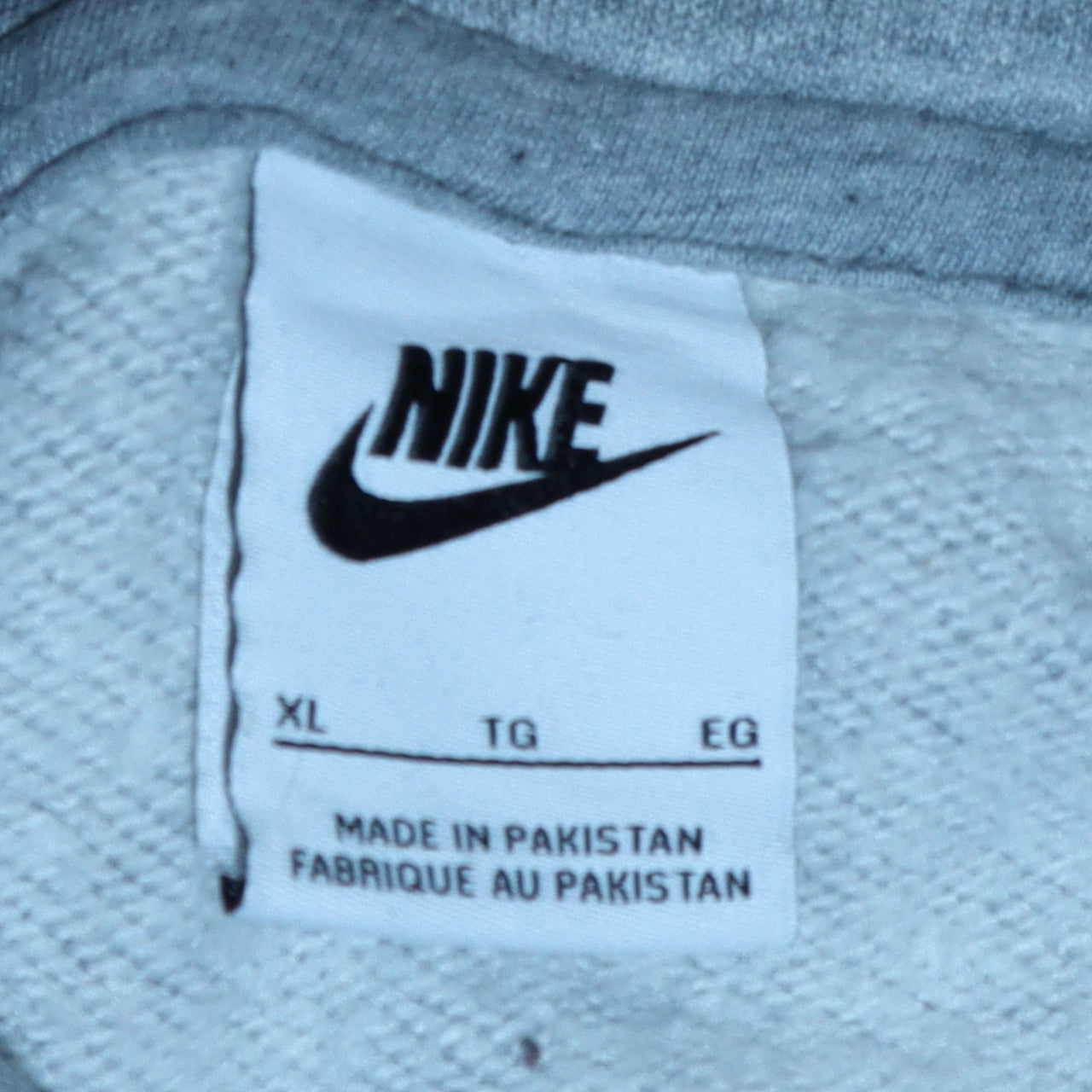 Mens UK Size XL Nike Grey Pullover Hoodie
