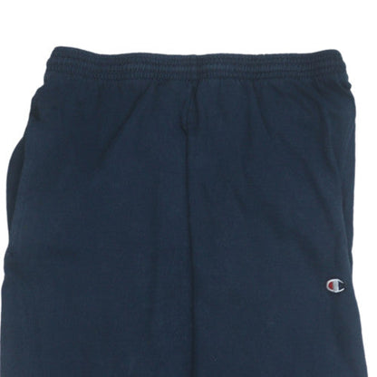Champion Men's Blue Small Sweatpants Regular Fit Elastic Waist