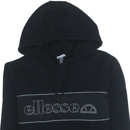 Mens UK Size L ellesse Black Pullover Hoodie