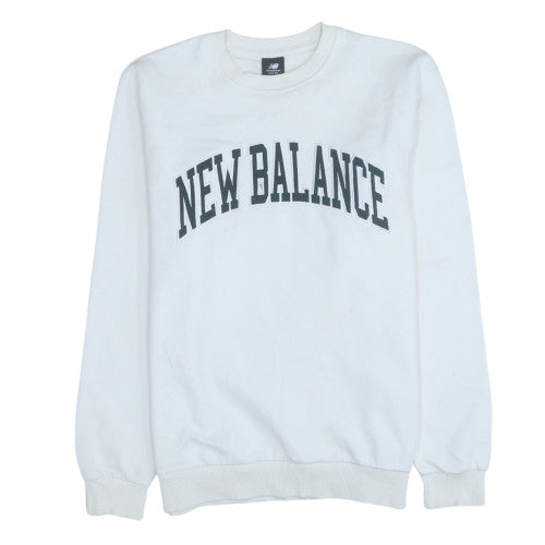 Mens UK Size S New Balance White Pullover Sweatshirt