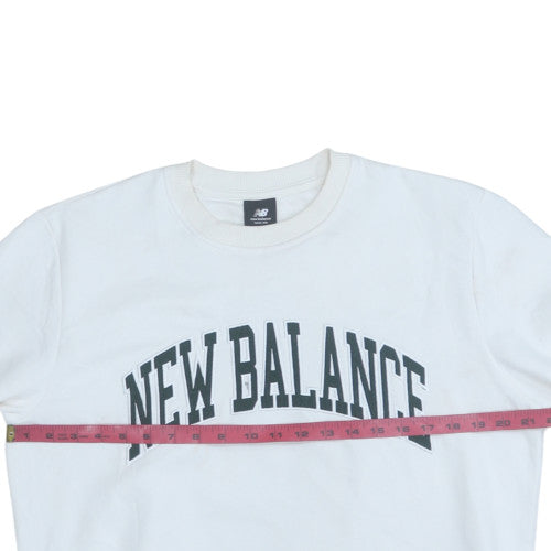 Mens UK Size S New Balance White Pullover Sweatshirt