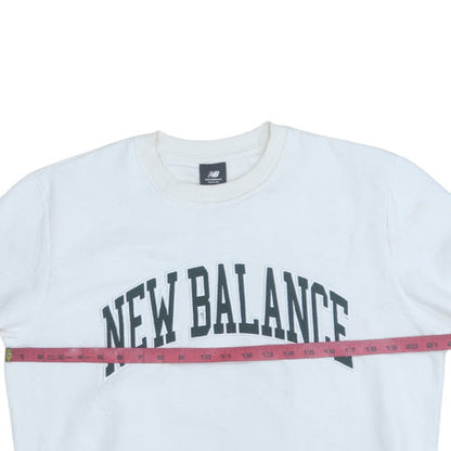 Mens UK Size S New Balance White Pullover Sweatshirt