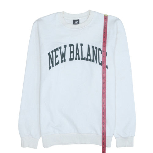 Mens UK Size S New Balance White Pullover Sweatshirt