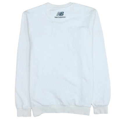 Mens UK Size S New Balance White Pullover Sweatshirt
