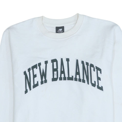 Mens UK Size S New Balance White Pullover Sweatshirt