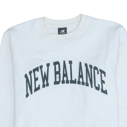 Mens UK Size S New Balance White Pullover Sweatshirt