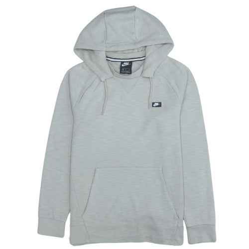 Mens UK Size M Nike Grey Pullover Hoodie