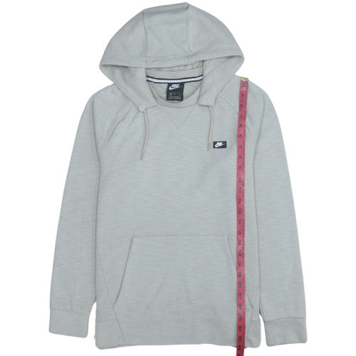 Mens UK Size M Nike Grey Pullover Hoodie