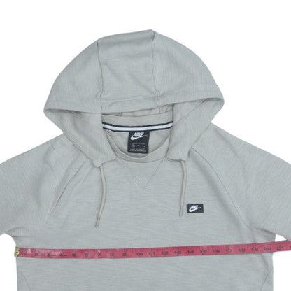 Mens UK Size M Nike Grey Pullover Hoodie