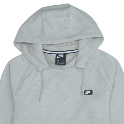 Mens UK Size M Nike Grey Pullover Hoodie