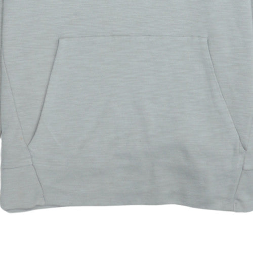 Mens UK Size M Nike Grey Pullover Hoodie