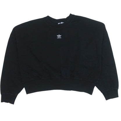 Womens UK Size 12 adidas Black Pullover Sweatshirt