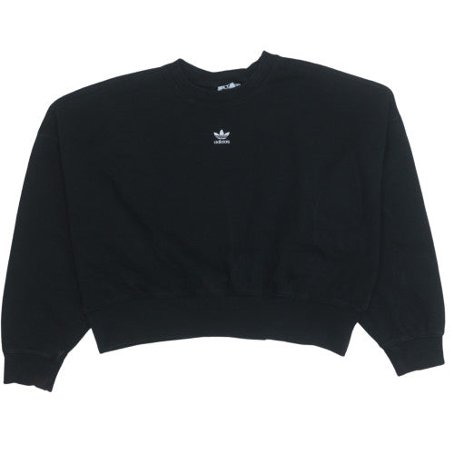 Womens UK Size 12 adidas Black Pullover Sweatshirt
